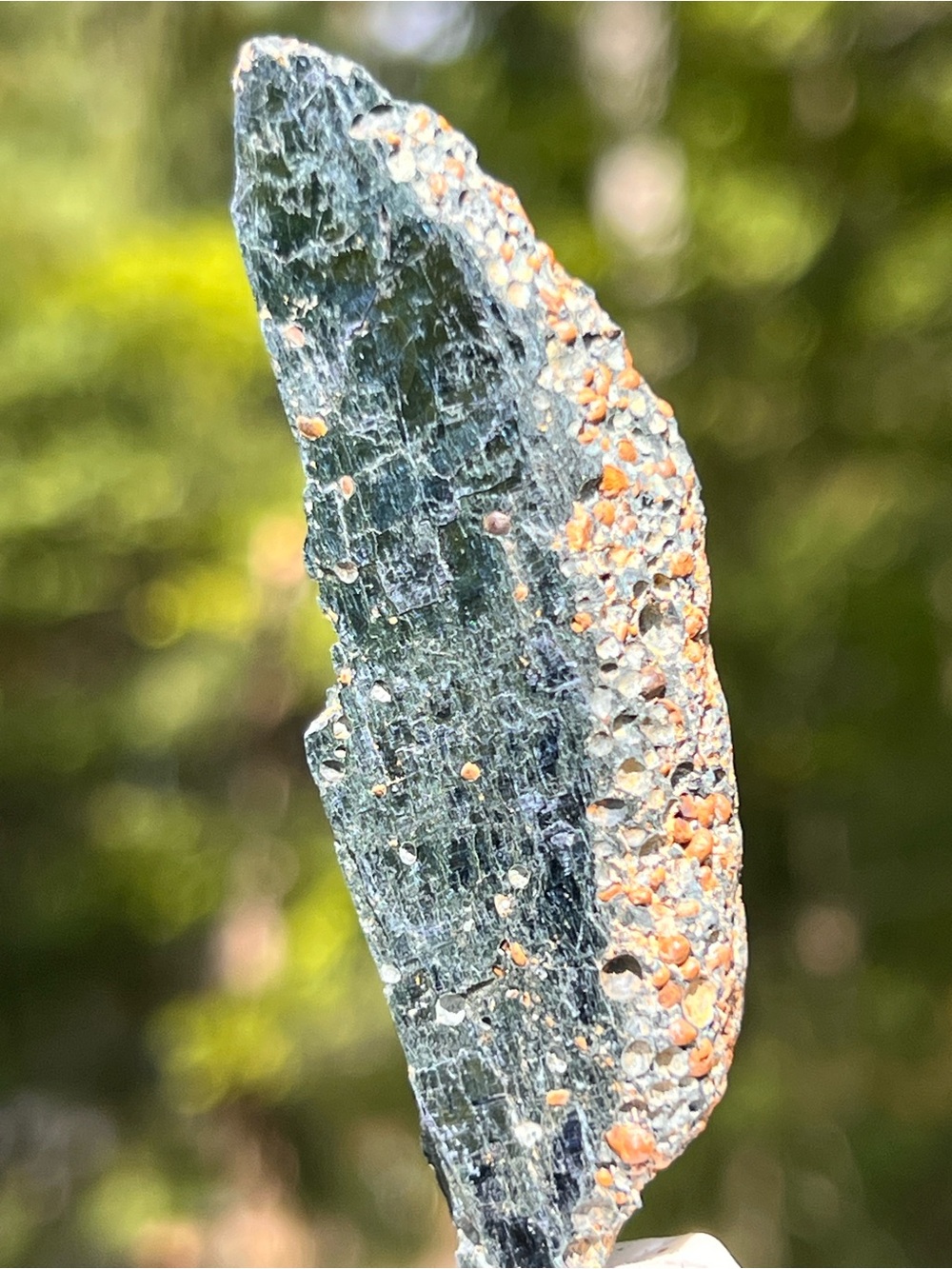Vivianite (1) specimen with base | crystal